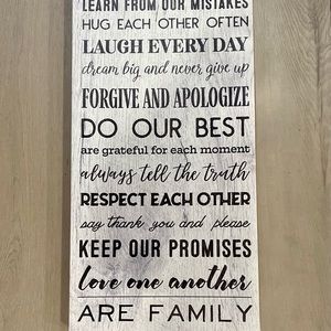 In this house wall decor